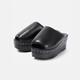 RICK OWENS New Year's Gift Women's Padded Leather Platform Sandals P00751496 Black 37 CN 37