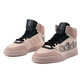 Adidas Clover Chaussures pour femmes 2025 Summer New Sports Chaussures Fashion High Top Slip Amordiage Mamdiage Coussiér Foothat Casual Chores FV4885 Pink 38