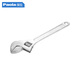 Paola adjustable wrench 8 inches chrome-plated adjustable spanner large opening bathroom adjustable wrench 6619