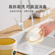 YEEHOO Supplementary Food Bowl, Special Water Insulation Bowl for Baby, Constant Temperature Stainless Steel Children's Tableware Suction Cup Bowl Constant Temperature Bowl, Intelligent Temperature Display [Stainless Steel Inner Bottom]