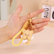 
TaTanice Butter Bear Keychain Pendant Girls School Bag Hanging Doll Dolls Toys Birthday Children's Day Gift