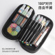Basketball NBA large-capacity pencil bag junior high school students simple elementary school students pencil bag star Kobe pencil case creative trend multi-function boy zipper canvas pencil case children cool Lai Picture customization three-layer large-capacity canvas pencil bag - waterproof - scratch-proof - no color loss