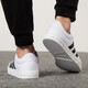 Adidas new men's shoes for men's shoes for summer comfortable and breathable campus sports shoes fashionable three-stripe shoes casual AW3889 classic three-stripe 41