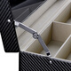 Renjuyi 18-position glasses storage box multi-layer drawer sunglasses collection box sunglasses placement cabinet accessories display box 3-layer 18-grid black glasses box