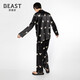 Brutalist Brutalist Star Same Style Couple Pajamas 22 Mommy Little Dog Silk Pajamas Home Clothes Birthday Gift Men's Long Sleeve Pants Suit XL