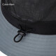 Calvin KleinJeans men and women simple ck mesh splicing adjustment drawstring outdoor fisherman hat gift K510466 PN6-Black and gray splicing One size OS