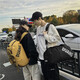 威纳登两用旅行包男双肩手提大容量运动健身包女短途旅游出差背包行李包 卡其色