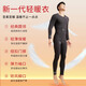 莫代尔保暖内衣男套装绵羊毛羽绒蚕丝加绒加厚发热秋衣秋裤24新款黑灰