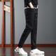 Playboy-Jeans für die Frühlings- und Sommer-Neuerung von Männern, schlanke Hose für Männer für die Hose von Männern, koreanische Style 6636 Gray + 806 Black [Micro-Slim/Slim] 26 Spot Flash/Free Return and Exchange