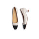 Red Dragonfly Little Flavor High Heels New Women's Shoes Square Toe Thick Heels Commuter Leather Shoes Professional Single Shoes WTB13659 Beige 37
