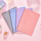 King Jim B5 Loose Leaf Book Office Office de negocios Notepad Notepad Notebook Bobina Diario Libro Pearl Beige 9855Tte-GSR