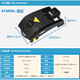 
Michelin foot-pedal inflatable pump digital night vision tire pressure gauge tire inflatable pump for automobile, motorcycle, bicycle 12209 twin cylinder inflatable pump