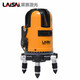 
Laise laser level 5-line blue-green light infrared high-bright outdoor dotted plastering 686LSG649SPD enhancement point [3-line single cell] Strong green light metal base