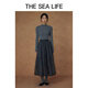 
THE SEA LIFE Ou Hai Yisheng Skirt for women 24 autumn light and delicate hazy feeling flowing mesh skirt B13117 Cloisonné Gray L
