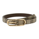 
GUCCI Women's Jackie 1961 Series GG Printed Belt Belt Beige/Ebony 649492 KGD0G 9742 95