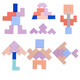 
Jigsaw puzzle children use hands-on brain intelligence early education tangram teaching aids elementary school students use intelligence digital toys Tetris logarithmic board building blocks Macaron intellectual puzzle three-in-one