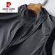 Pier Cardin Spring and Summer Nuevo chaleco delgado Luz de tela y transpirable Fashion Collar para hombres Collar Capelal Clip Clip Vest Black XL
