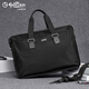 Goldlion men's handbag 2025 new Oxford cloth large capacity casual fashion men's bag computer business men's briefcase black large size 46*34*15CM large bag 17 inches