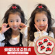 BARY REEF children's grabber cute girl red polka dot bow hairpin small broken hair bangs clip Korean girl hair accessories princess polka dot bow small grabber pair