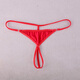 Männer sexy Unterwäsche transparent thong sexy verlockende weiche und atmungsaktive Eisseide Unterwäsche Herrenhöhle-Schritt Offene T-Trübchen rote Uniform Größe