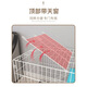Jiayi Cat cage household indoor foldable double-layer three-layer four-layer with toilet integrated large space free flagship model [Selected + Cat litter box + Cat litter shovel] Small single-layer [50*30*40] Naked cage only cage