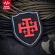 MAXGEAR Crusader patch, outdoor military personalized armband, Velcro patch, backpack patch, identification patch, Crusader patch