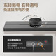 Bull (BULL) track socket surface-mounted ultra-thin master-level wall socket wall-mounted power strip wiring board multi-functional punch-free 8000W light and thin titanium gray surface-mounted 75cm + 4 five-hole adapters