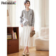 Pincai (PINCAI) knitted cardigan female cute cat embroidered sweater spring and autumn simple sweater jacket P143Z1009