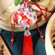 Xinxin Jingyi Dragon Boat Festival sachet sachet Hanfu purse sachet pendant Chinese style decorative butterfly print mugwort sachet 3 pieces