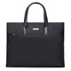 MOEPEQDAISHU Briefcase Men's Handbag Men's Business Travel Commuting Office Large Capacity Waterproof and Wear-Resistant Oxford Cloth Computer Bag Style 1 Black Medium Bag 14 Inches