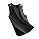 Alen Botun Fitness Vest Men's Ice Silk Running Sports Marathon Track and Field Summer Basketball Sports Training Quick Dry Equipment Black [Running Quick Dry Breathable] L [130-145Jin [Jin equals 0.5 kg]]
