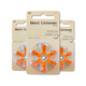 Xiwanbo hearing aid special accessories battery original A13 button A312 electronic A10A675 best listener13 [1 board 6 pieces]