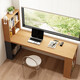 OSTRADAN solid wood computer desk pine wood bookcase table with storage wall bookshelf home integrated log student double table customized photo shoot