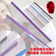 Black Bird Pet Beauty Straight Comb Aluminum Comb Professional Hair Picking Comb Opening Knot Styling Comb Floating Cat and Dog Pointed Tail Comb Purple Small Straight Comb (18.8x3.5cm)