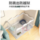 Pet fence dog indoor cat fence small and medium dog kennel Teddy anti-jailbreak isolation door guardrail dog cage 6 pieces against the wall 111*75*57 black fence