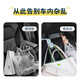He Jiagong Cartoon Cute Hook Car Back Seat Creative Car Storage Small Hook Multi-Function Toast Orange