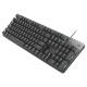 罗技（Logitech）K845机械键盘背光有线键盘机械 办公键盘 游戏电竞电脑键盘DIY键帽可替换 青红茶轴键盘全尺寸 熊猫滚滚联名款-青轴