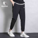 Jordan sports pants men's hoodie pants trousers autumn and winter plus velvet warm casual trousers closed running knitted pants men 1390R black/quick drying-zipper pocket S 165/70A