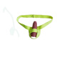 
Men's U-shaped lifting fixing function underwear, sexy thong new style for men's elastic U-bag fashionable low-waist men's thong underwear soft adult products set, fruit green, single size