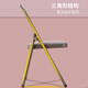 古慕妮艾扬格瑜伽椅子训练器材辅助加粗辅具可折叠倒立架多功能折叠椅子 灰色双梁+腰脱布面壁厚