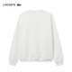 Lacoste Crocodile français Vêtements pour hommes en vrac coton rond Pullover Sports Sweater Sh3878 70V / Beige White L 5