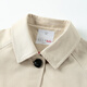 Elle Kids French Fashion Trench Coating] Frühlings- und Herbstmädchenjacke Großer Kinder mit mittlerer vielseitiger Modus-Trench Coat