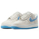 Nike NIKE sneakers women's Air Force 1 AF1 AIR FORCE 1 sneakers DX1193-100 white blue 36