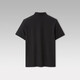 Hailan Home (HLA) Polo Top de manga corta para hombres para negocios de verano Casco fría Desmontable Camisa de solapa simple