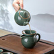 Zhenxiqi Tea Set High-end Ge Kiln Ceramic Kung Fu Tea Set Office Tea Set Gift Box Teacher's Day Gift Ge Kiln Teapot Tea Set Gift Box
