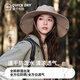 目丸西部牛仔帽渔夫帽爬山沙漠防晒帽女户外男大檐遮阳登山帽徒步旅游