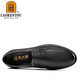 Zapatos de cuero para hombres Old para hombres (Laorentou) Summer Hollow Casual Shiphide Foothide Faith Shoes Shoes LL12027 Negro 40