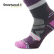 SMARTWOOL Women's Full Shock Absorbing Mid-Tube Socks Outdoor Hiking Socks Thickened Warm Merino Wool Socks 1583 Charcoal Black 003 S (Suitable for Foot Sizes 35-37)