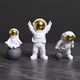 Wei'an Creative Astronaut Small Ornaments Desktop Living Room TV Cabinet Children's Room Decoration Home Decoration Furniture Products Golden Four-Piece Set