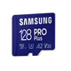 Samsung (SAMSUNG) high-speed memory card TF card A2 180M supports 4K DJI drone memory card V30 U3 pocket3/action4 action camera dedicated SD card Blue card 128G+3.0 card reader